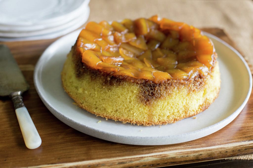 Chilean Papaya Upside-down Cake